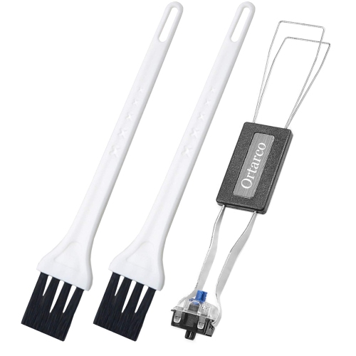 Extracteur de touches avec brosse pour clavier 2 pièces Trousse de nettoyage pour clavier pour clavier mécanique