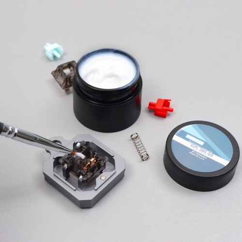 Mechanical Keyboard Switch Lube Kit with GPL 205g0 Keycap Puller 2 in 1 Switch Opener Switch Puller Switch Clamp for Cherry Mx Gateron Keyboard