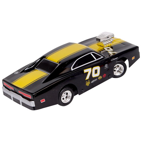 NKOK 1970 Dodge Charger RC Car - Yellow/Black