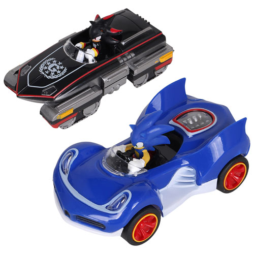 NKOK Sonic & Shadow Pull Back Cars - Blue/Black