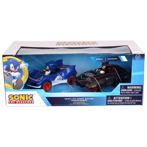 NKOK Sonic & Shadow Pull Back Cars - Blue/Black