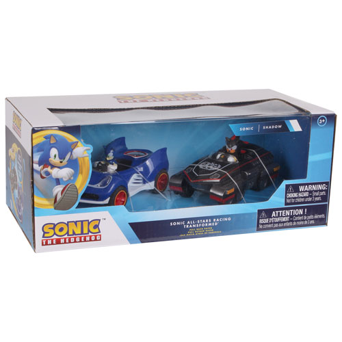 NKOK Sonic & Shadow Pull Back Cars - Blue/Black