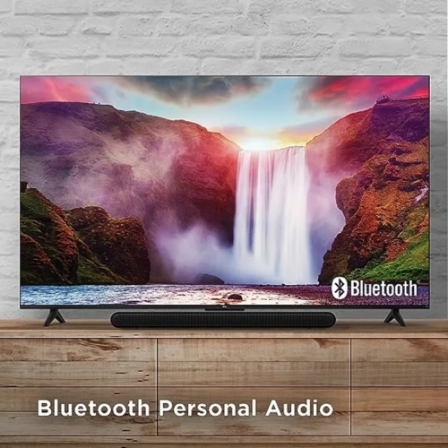 TCL 65-Inch S4 4K LED Smart TV - Dolby Vision HDR, Dolby Atmos, Fire TV, Alexa Built-in, Apple Airplay, UHD Streaming, Black