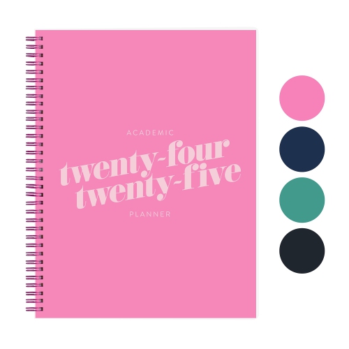 Rileys & Co Planner 2024-2025 Academic Year, 18-Month Diagonal Weekly Planner - Dynamic Weekly & Monthly Agenda Planner