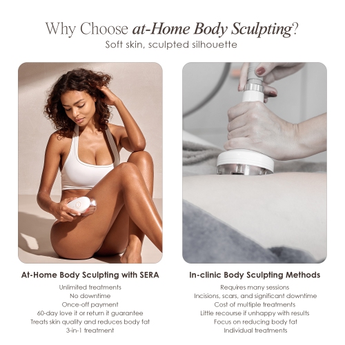 Project E Beauty SERA | Vacuum Body Contour | EMS | LED Light Therapy | Reduce Cellulite | Toning & Tightening | Body Shaping