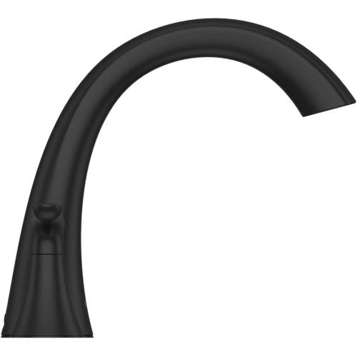 Pfister Weller Roman Bathtub Faucet, 2-Handle, 3-Hole, Matte Black Finish, RT65WRB