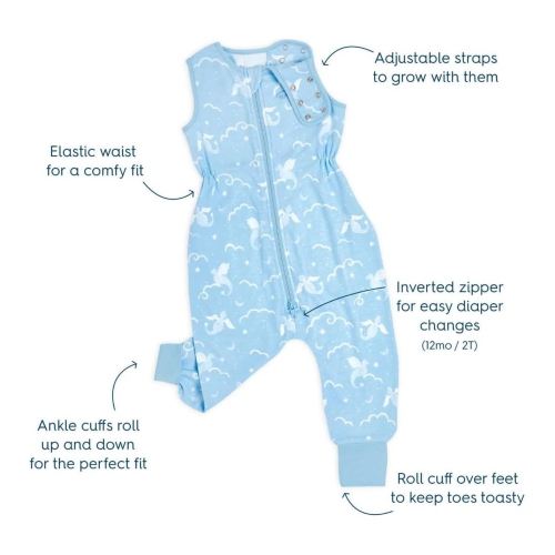 Halo Cotton Toddler Sleepsack 0.5 TOG - Dragons