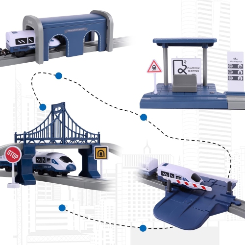 Jeu de chemin de fer interactif à assembler soi-même