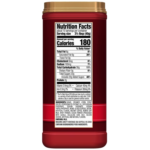 Hills Bros Instant Decadent Classic Cappuccino Mix with a Hint of Sweetness, Easy to Use and Convenient, Enjoy Coffeehouse Flavor at Home, Frothy, 14