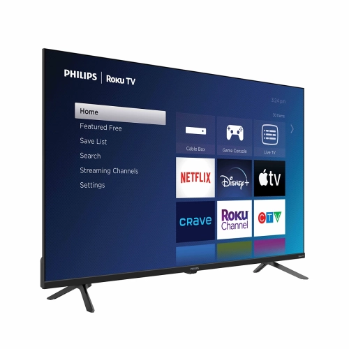 Refurbished - Philips 43PFL6643/F6 43" FHD (1080p) Roku Smart LED TV