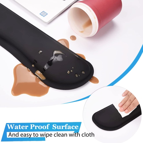 Keyboard Wrist Rest,Memory Foam Pad Set for Easy Typing & Pain Relief, Ergonomic Sets for Keyboard, Gel Mouse Wrist Rest, Smooth Fiber Cushion Wrist