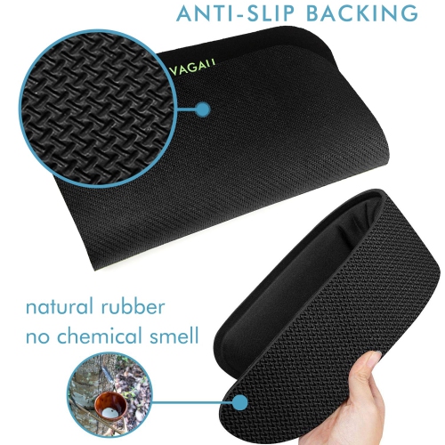 Premium Keyboard Wrist Rest and Mouse Pad Wrist Support, Ergonomic Memory Foam Set for Office, Laptop, Mac, Computer and Gaming, Comfortable Typing