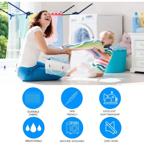 All Season King Size Grey Down Alternative Comforter Set - 3 Pieces, Cooling Blanket, Soft Quilted Duvet Insert with 8 Corner Tabs, Machine Washable (