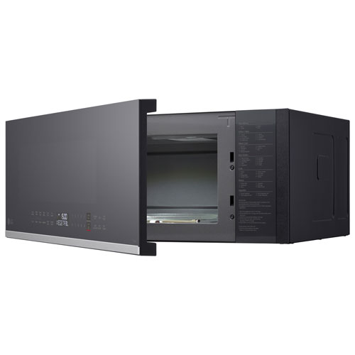 Four à micro-ondes à hotte intégrée de LG - 1,3 pi³ - Noir