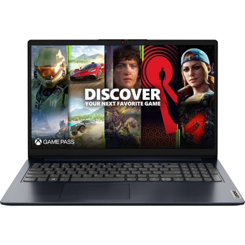 LENOVO  - Ideapad 1 15.6" Fhd 1920 X 1080 Ips Touchscreen Laptop - Ryzen 5 7520U - 8GB 3200Mhz Memory - 256GB SSD - Amd Radeon Graphics - Abyss Budget Laptop