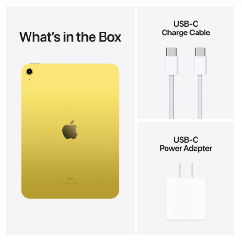 Apple iPad 10.9" 64GB with Wi-Fi 6 (10th Generation) - Yellow by APPLE - Open Box condition - Image 6