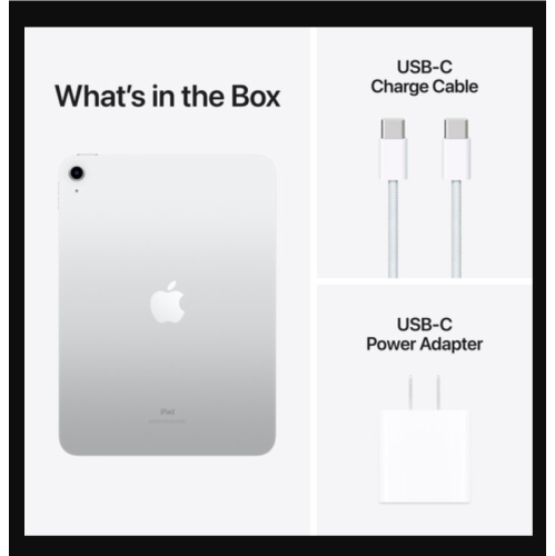 Apple iPad 10.9" 256GB with Wi-Fi 6 Silver - Open Box