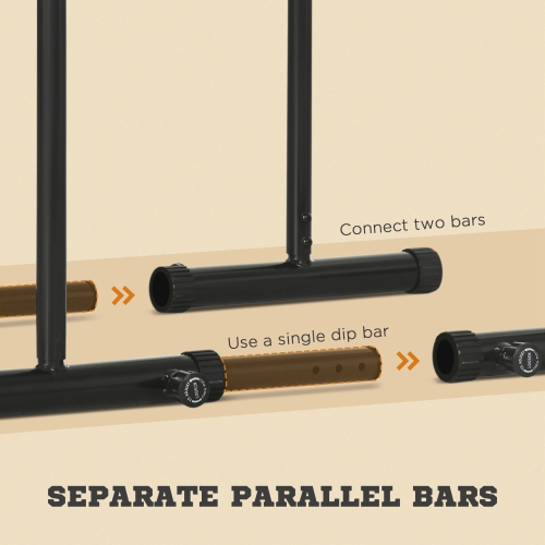 Barres d'appui Soozier, stations d'accueil réglables parallèles à 6 niveaux de largeur et 2 niveaux de hauteur pour l'entraînement de mise en forme