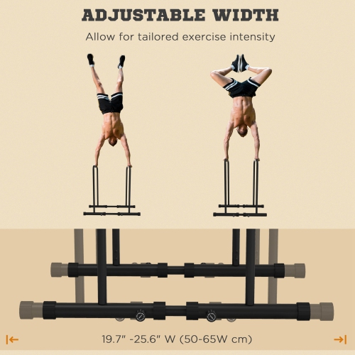 Barres d'appui Soozier, stations d'accueil réglables parallèles à 6 niveaux de largeur et 2 niveaux de hauteur pour l'entraînement de mise en forme