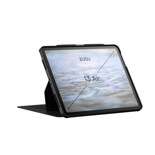 Zugu Case iPad Air 13 2025, (M2) 2024 / iPad Pro 12.9 4/3 (2020/2018) -Black
