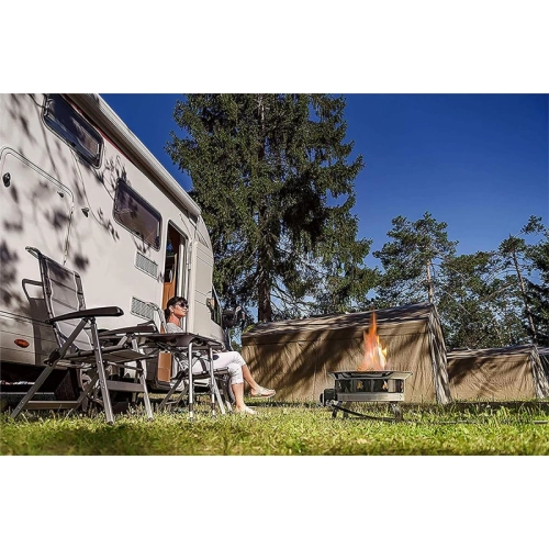 Bol de feu Outland : Foyer portatif au propane pour le camping extérieur et la cour arrière