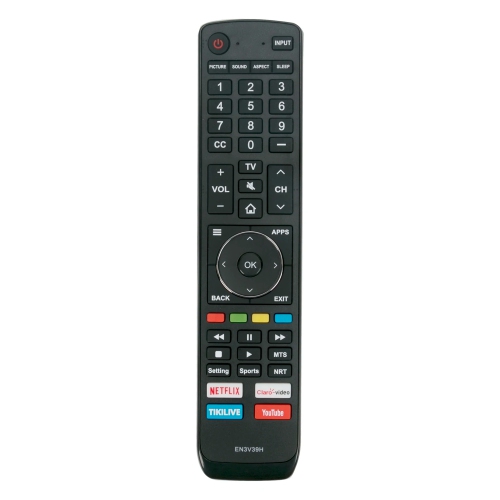 EN3V39H EN3V39S Replaced Remote fit for Hisense Smart TV 55H6E 55EU6070 55H6080E 55R6000 55R6000E 55R7E 55R6E 55R6040E 55R6000E 49H6E 65H6E