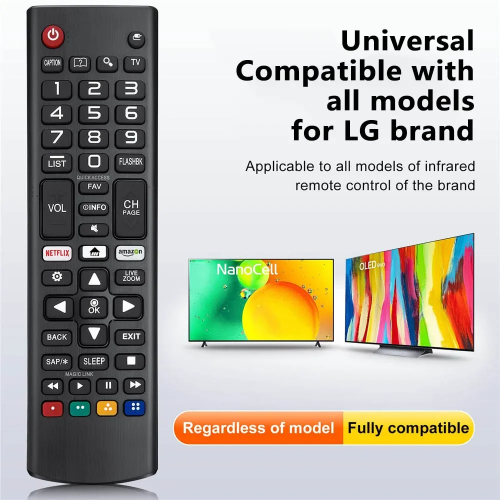 AKB75095307 Universal Remote Control Compatible for LG Smart TV LED OLED LCD UHD HDTV Plasma Magic Webos 3D 4K UHD HDR NanoCell