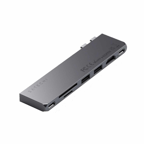 Satechi USB-C Pro Hub Slim Adapter | Space Gray