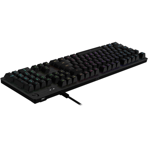 Logitech G512 Lightsync RGB Mechanical Gaming Keyboard, Carbon English Layout GX Blue Switch