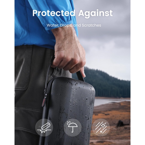 NEBULA Capsule 3 laser - Étui de voyage tout-en-un officiel, personnalisé pour Capsule 3 laser, adaptateur, télécommande