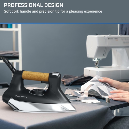 Rowenta Ultimate Steam Pro Stainless Steel Soleplate Professional 1800W Steam Iron Station with 44 Ounce