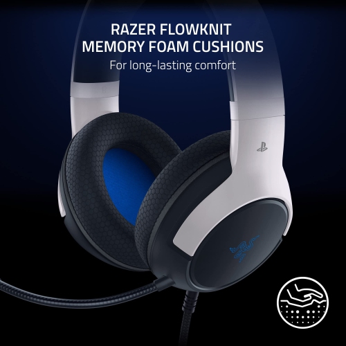 Razer Kaira X Wired Gaming Headset for Playstation 5 / PS5, PS4, PC, Mac, Mobile: 50mm Drivers - HyperClear Cardioid Mic