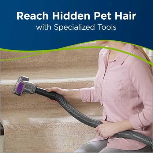 Bissell 2258B Cleanview Swivel Upright Multi-Cyclonic Vacuum For Homes With Pets With Automatic Cord Rewind, Washable ..