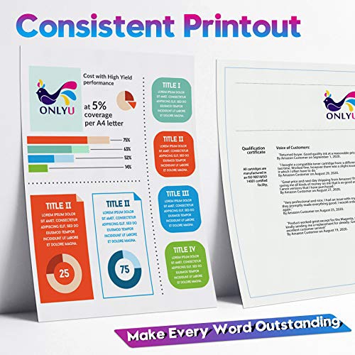 ONLYU Compatible Toner Cartridge Replacement for Brother TN436 TN431 TN433 for HL-L8360CDW MFC-L8900CDW