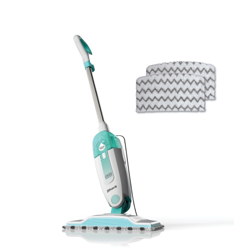 Shark S1000 Steam Mop with 2 Dirt Grip Pads, Lightweight, Safe for all Sealed Hard Floors like Tile, Hardwood, Stone