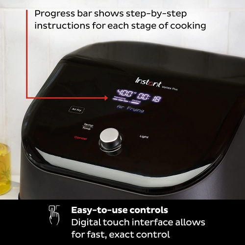 Instant Vortex Plus 6-Quart Air Fryer Oven, From the Makers of Instant Pot with ClearCook Cooking Window
