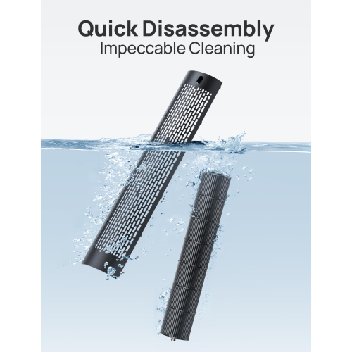 Ventilateur vertical Dreo pour chambre à coucher, ventilateur sans pales de 42 po, ventilateur oscillant à 90°, ventilateur de plancher silencieux