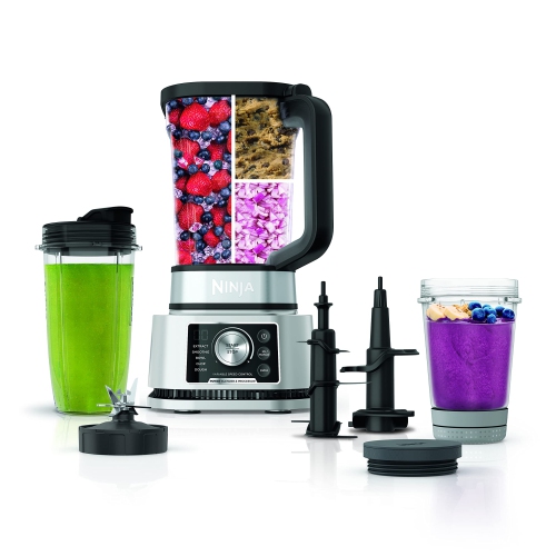 Ninja Foodi Power Blender & Processor System with Smoothie Bowl Maker and Nutrient Extractor, Black/Silver
