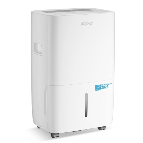 Image 1 de 8.. Déshumidificateur Energy Star de 80 chopines de Waykar pour les espaces de jusqu'à 5000 pi2 À la maison, dans le sous-sol et les grandes pièces