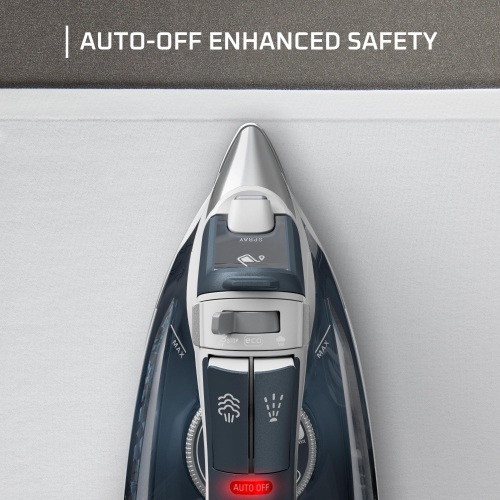 Rowenta Focus DW5280,Professional, Stainless Steel Soleplate Steam Iron for Clothes Standard, Powerful steam Blast