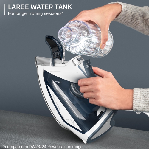 Rowenta Focus DW5280,Professional, Stainless Steel Soleplate Steam Iron for Clothes Standard, Powerful steam Blast