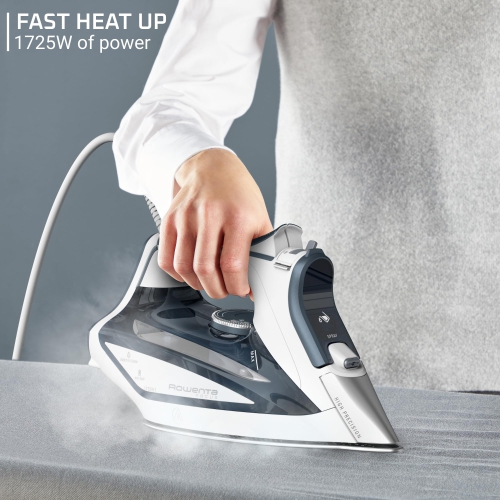 Rowenta Focus DW5280,Professional, Stainless Steel Soleplate Steam Iron for Clothes Standard, Powerful steam Blast