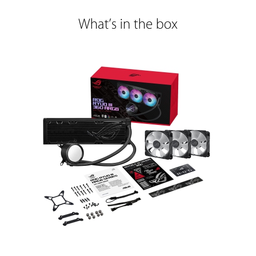 ASUS ROG RYUO III 360 ARGB RGB Liquid CPU Cooler