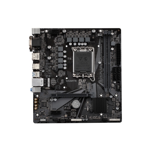 GIGABYTE H610M S2H V2 DDR4 (H610/ Intel/LGA 1700/ Micro ATX/ DDR4/ Single M.2/ PCIe 4.0/ USB 3.2 Gen1