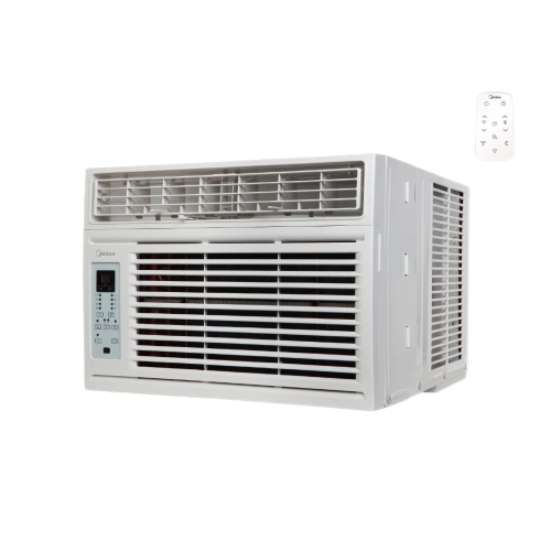 Image 1 of 4.. Midea 12,000 BTU EasyCool Window Air Conditioner, Dehumidifier and Fan - Cool, Circulate and Dehumidify Up To 550 Sq. Ft