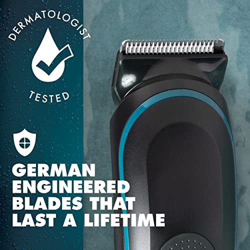 Gillette Intimate Men’s Pubic Trimmer, SkinFirst Pubic Hair Trimmer for Men, Waterproof, Cordless for Wet/Dry Use