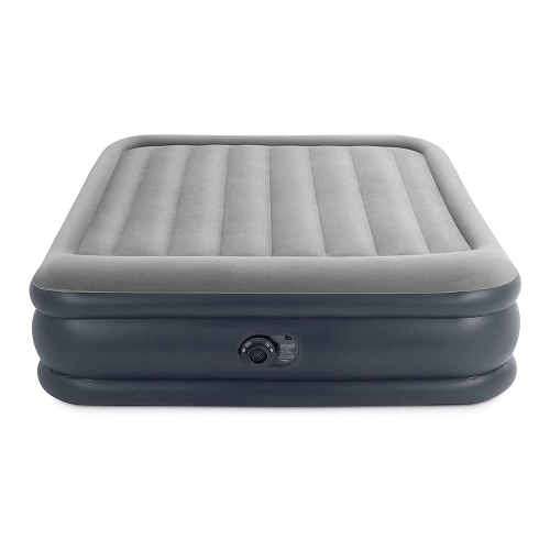 Matelas pneumatique de luxe Dura-Beam plus de INTEX 64135ED : Fiber-Tech – Grand lit – pompe électrique intégrée