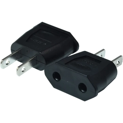 Europe to US Travel Charger Adapter, EU to US Plug Converter, 2-Pack