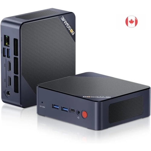 B95 Mini PC W11 Pro, Intel 12th Gen N95, 16GB RAM, 512GB M.2 SSD, 4K UHD, Dual HDMI & Type-C, WiFi 5, Mini Desktop Computer