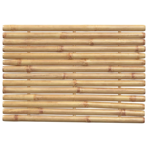 vidaXL Bath Mats 2 pcs 70x50 cm Bamboo